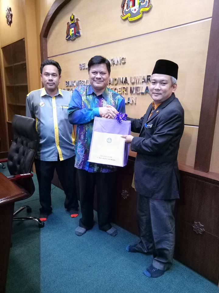 Lawatan daripada MAIM ke Unit Rekod MSNM