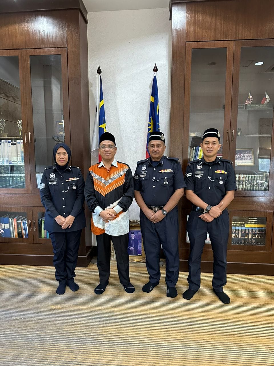 Sesi Kunjung Hormat Anggota Polis MSNM Kepada YAA KHS Negeri Melaka