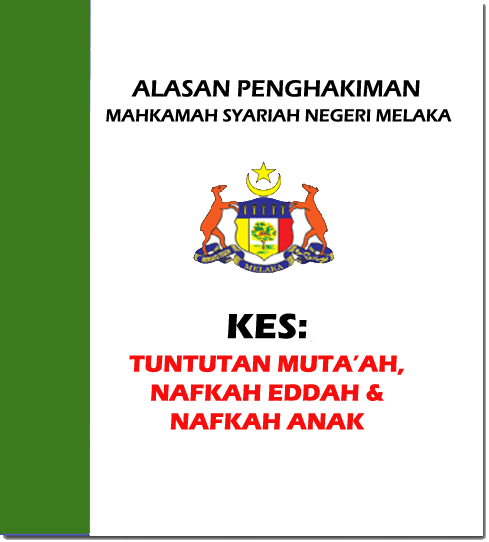 Tuntutan Muta'ah, Nafkah Eddah & Nafkah Anak